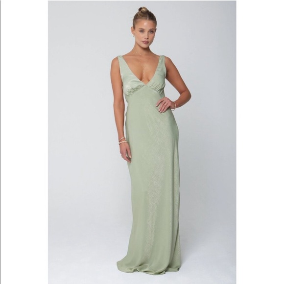 RESA Dresses & Skirts - RESA sage green bridesmaid dress v
